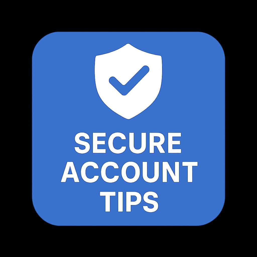 A badge representing Secure Tiranga Game Account Tips.