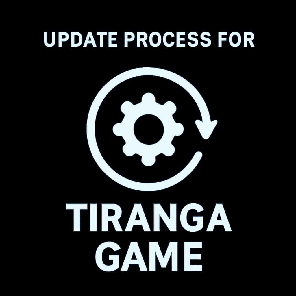 An icon representing the update process of Tiranga Game.